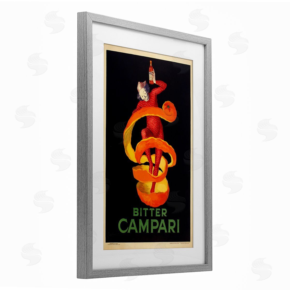 Marcus Jules Bitter Campari Advertisement Canvas Wall Art Print