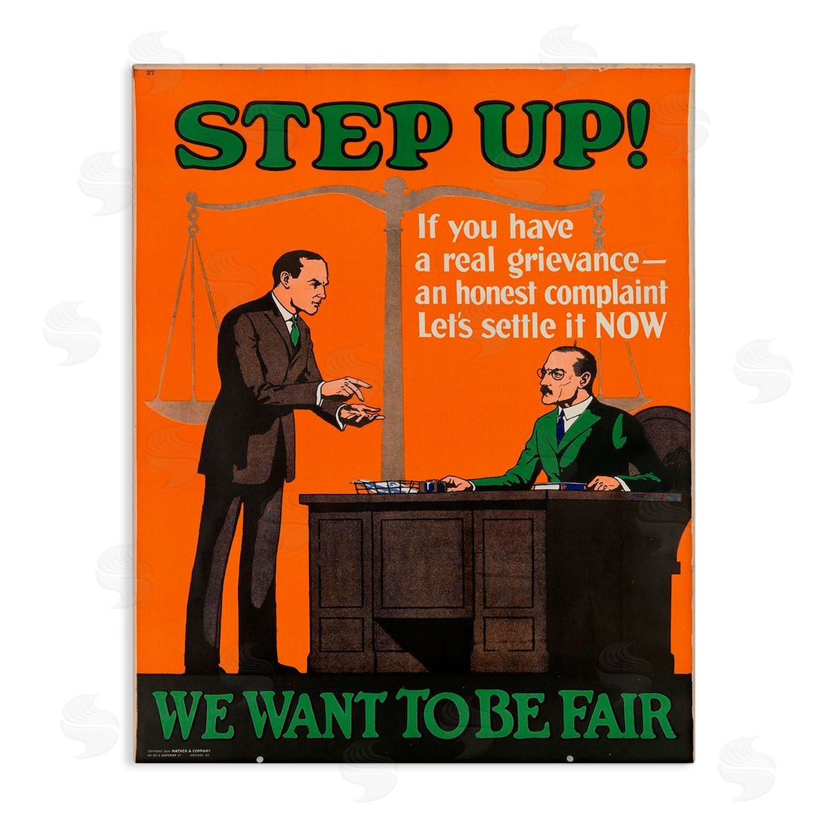 Marcus Jules | Antique Lawyer Poster
