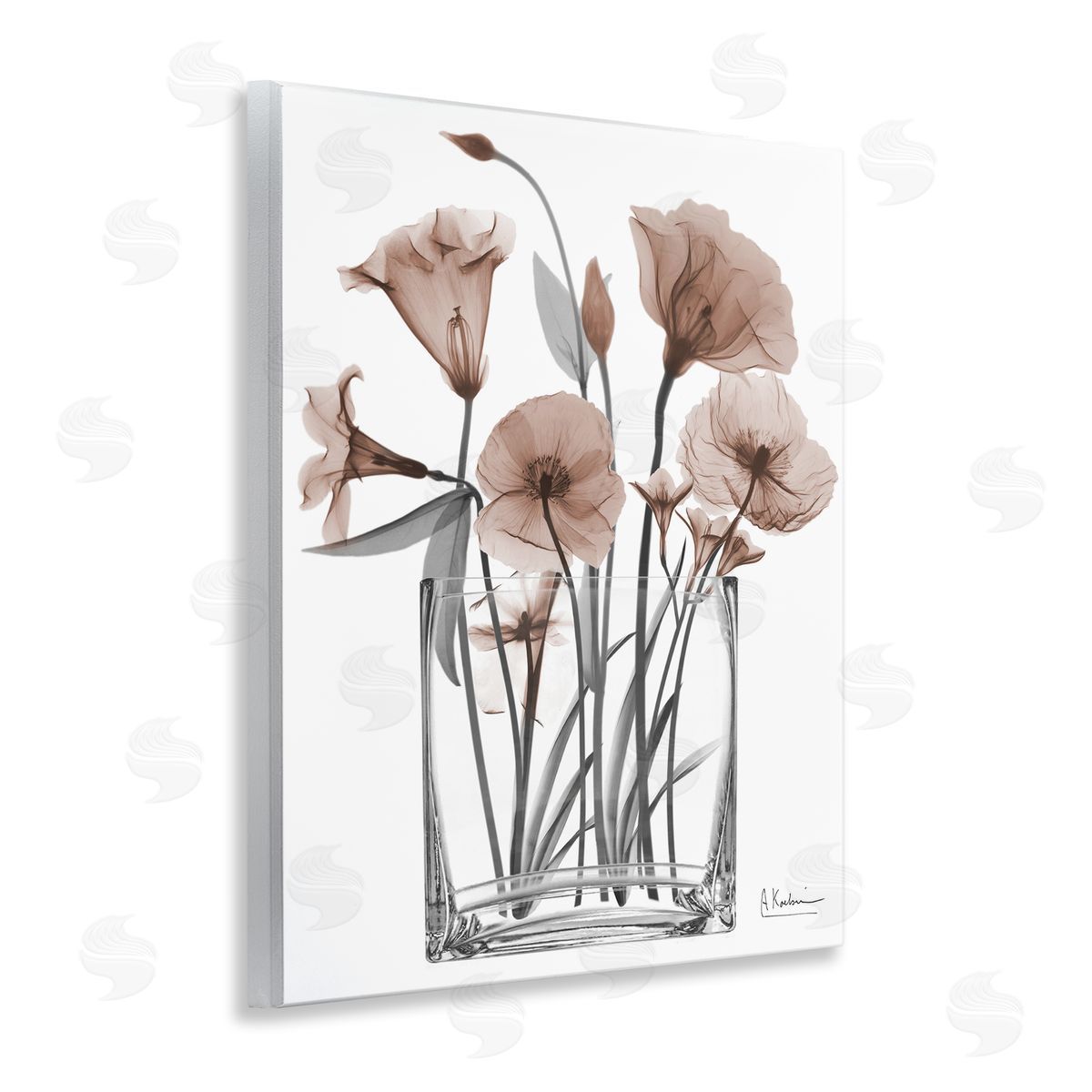 Albert Koetsier | Opaque Mocha Flowers