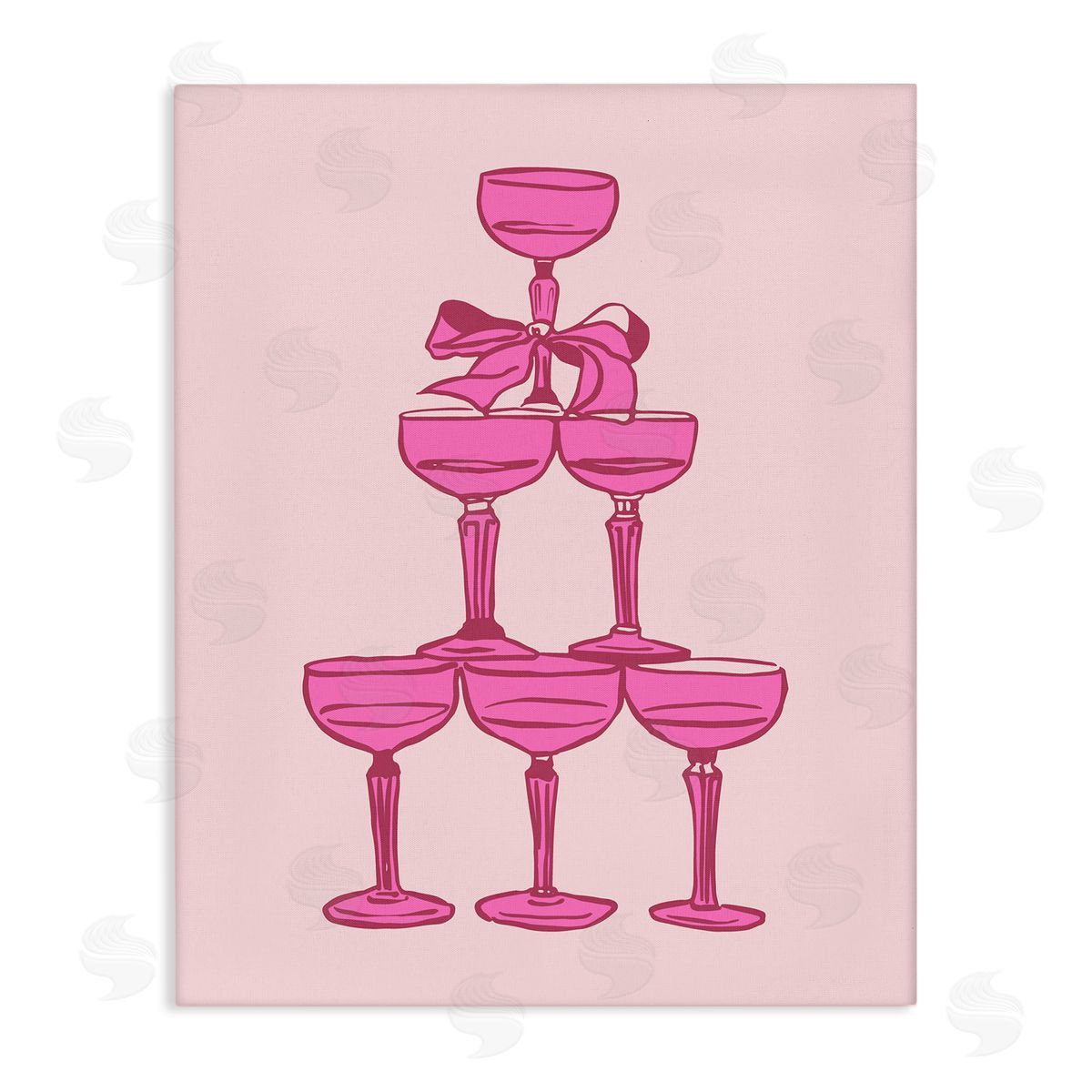 House of Lulu | Stacked Champagne Tower