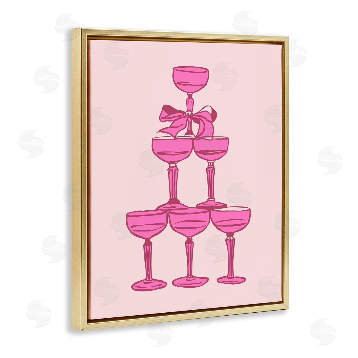House of Lulu | Stacked Champagne Tower