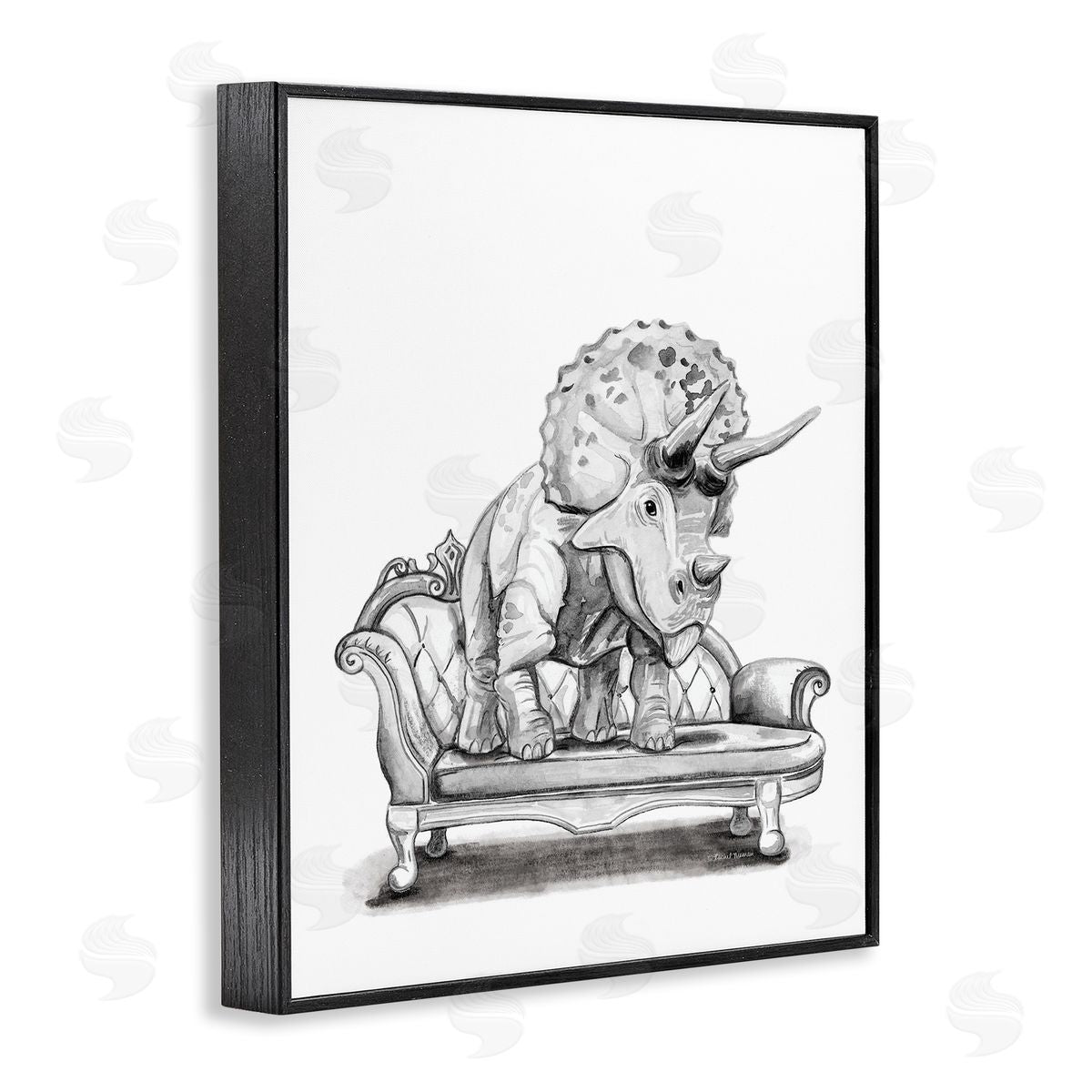 Rachel Nieman | Triceratops Lounging on Couch