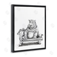 Rachel Nieman | Hippo Lounging on Chaise