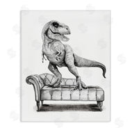 Rachel Nieman | T-Rex Lounging on Couch