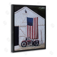 Zhen-Huan Lu | American Flag & Motorcycle