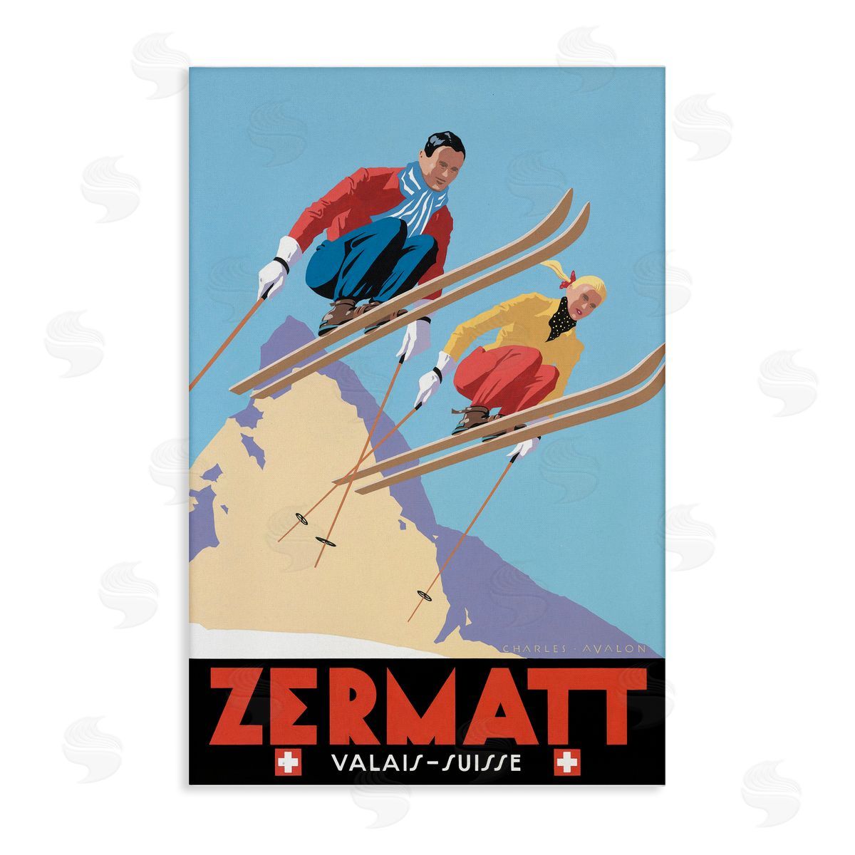 Vintage Lavoie | Vintage Zermatt Skiing