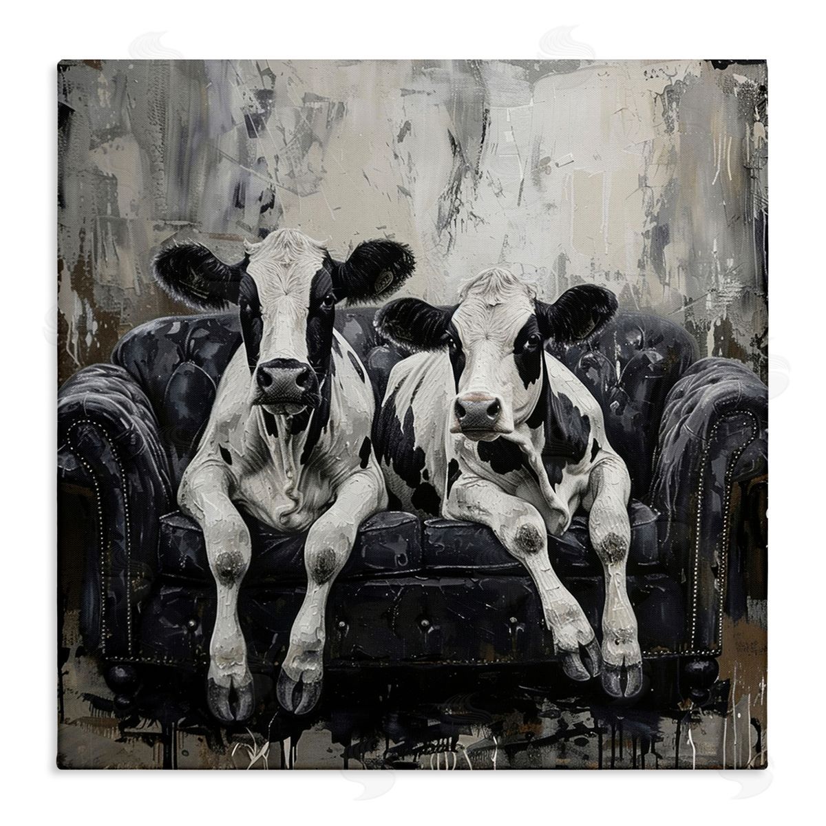 LSR Creative Studio | Lounging Cows on Couch