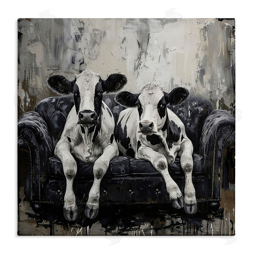 LSR Creative Studio | Lounging Cows on Couch