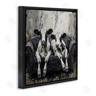 LSR Creative Studio | Lounging Cows on Couch