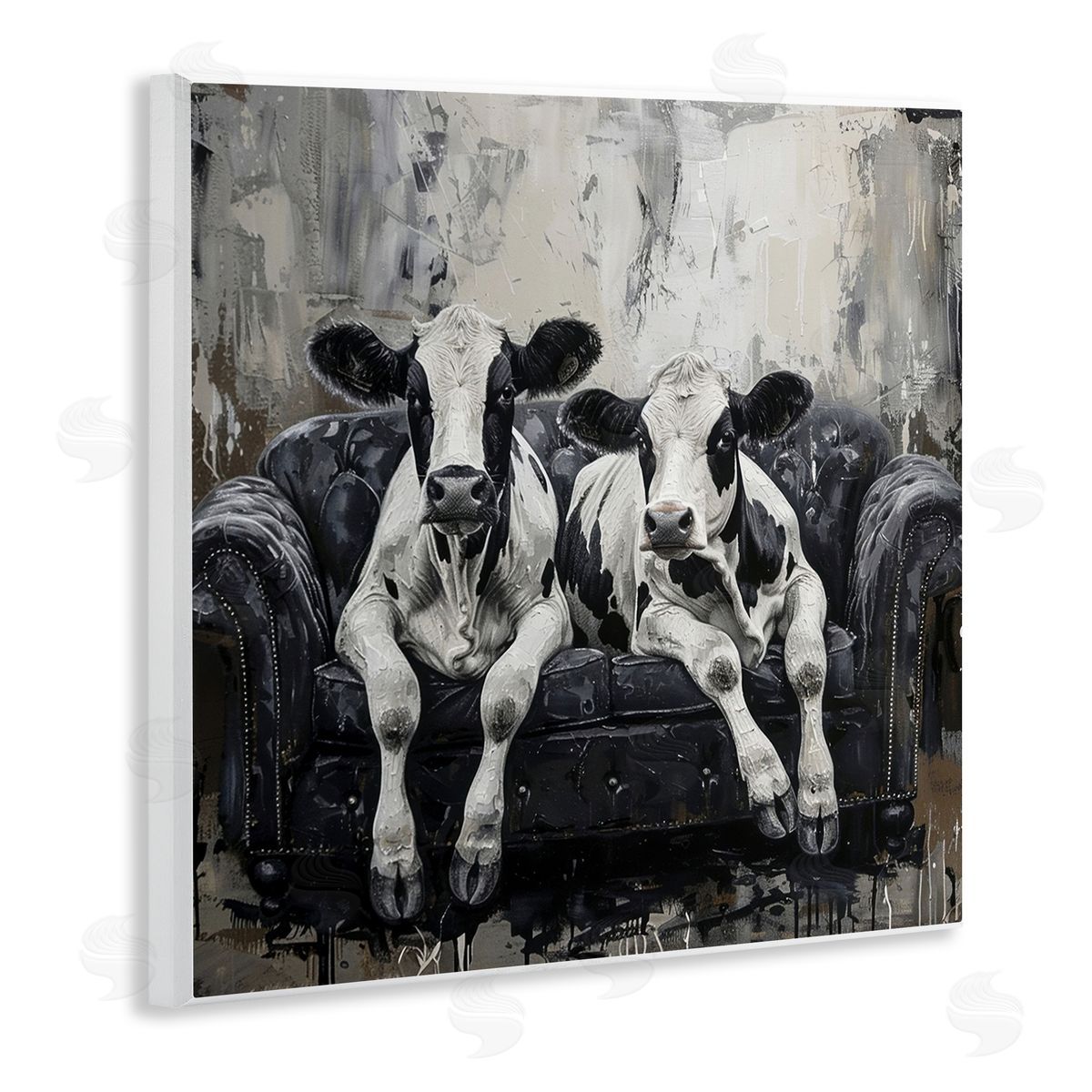 LSR Creative Studio | Lounging Cows on Couch