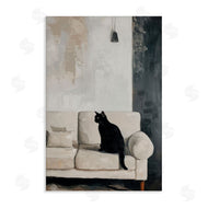 LSR Creative Studio | Black Cat on Sofa