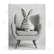 Petal Prints Design | Modern Bunny in Chair
