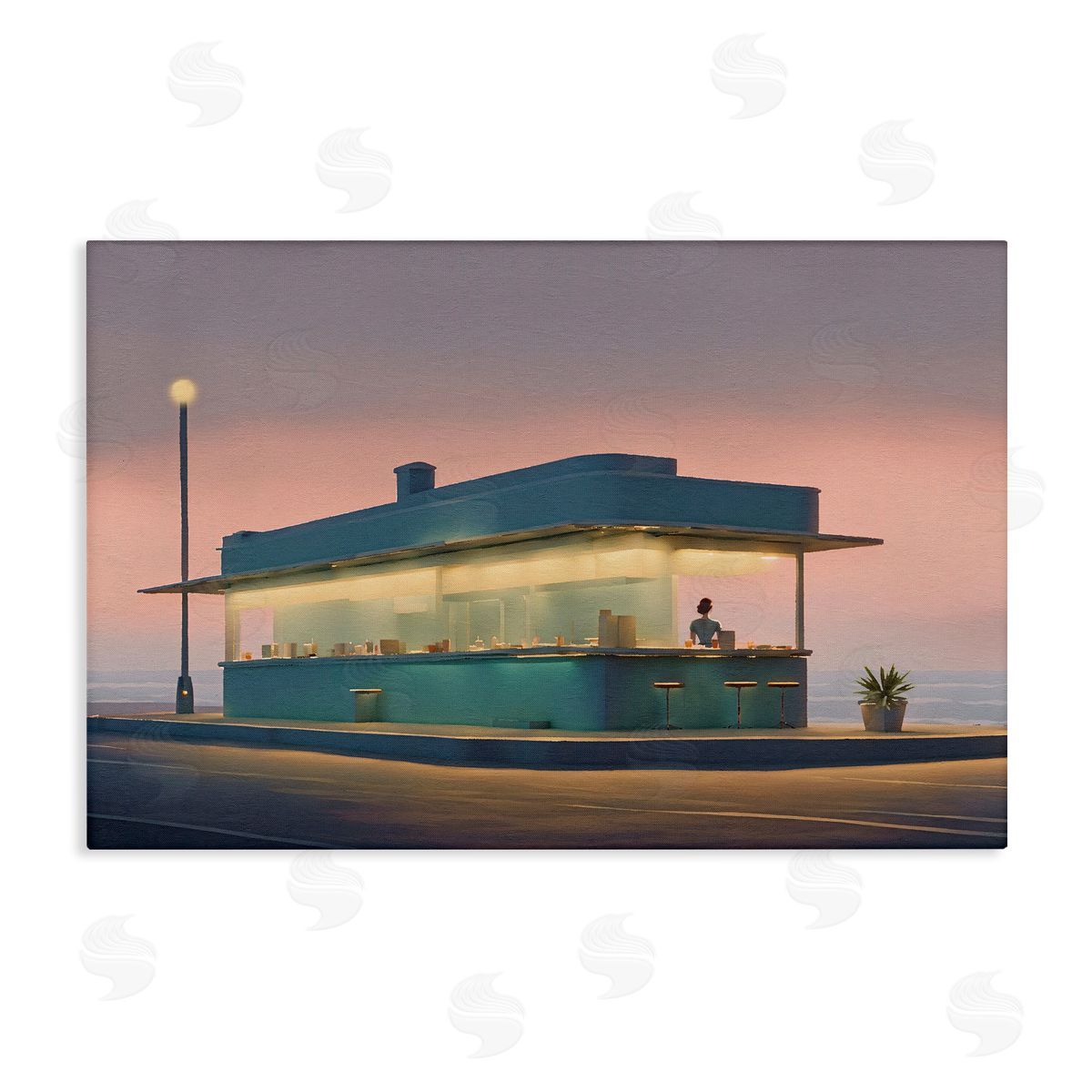 Noah Bay | Lone Beach Diner at Sunset