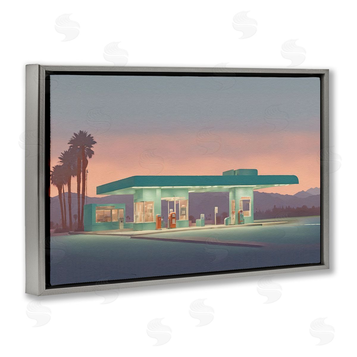 Noah Bay | Deserted Gas Station at Sunset