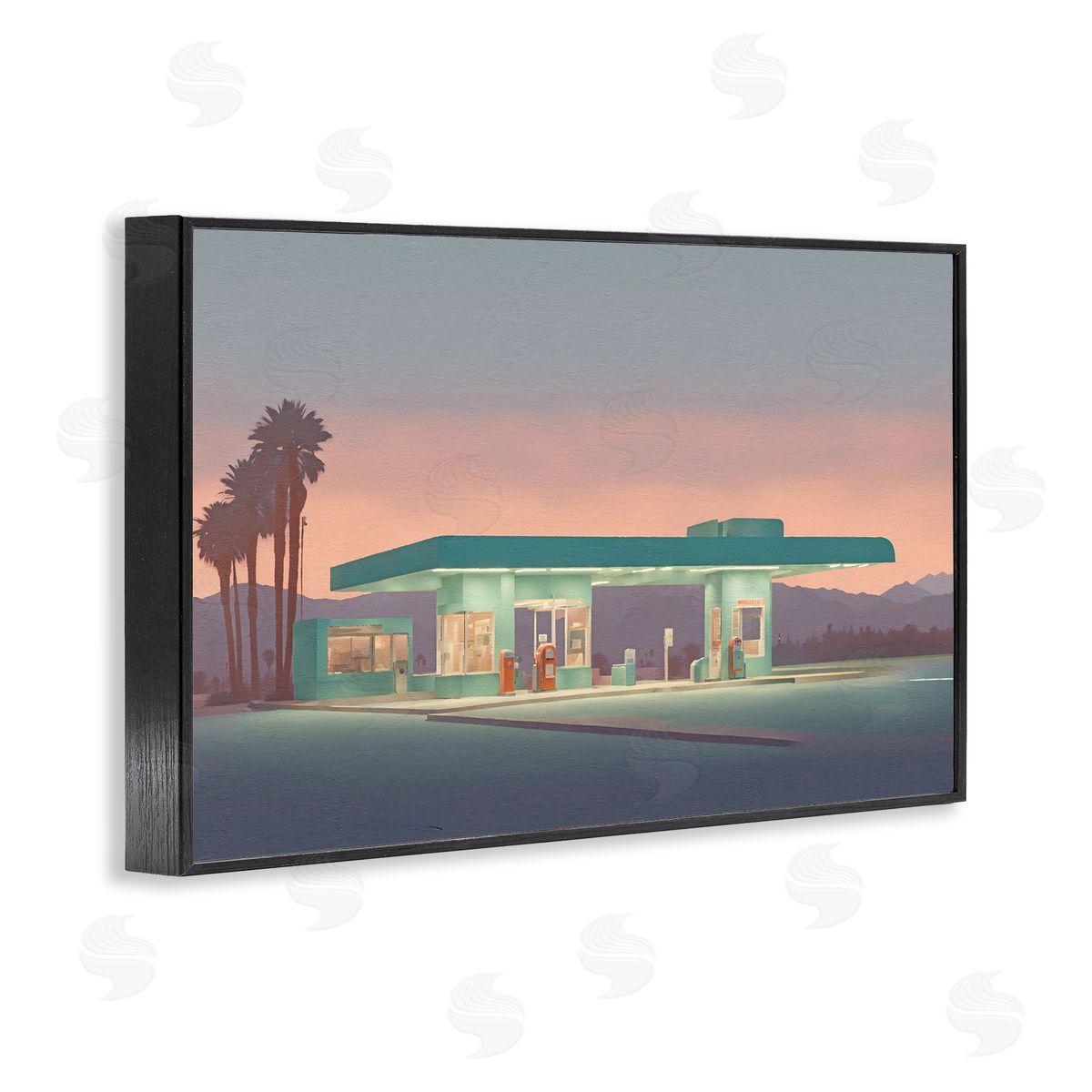 Noah Bay | Deserted Gas Station at Sunset