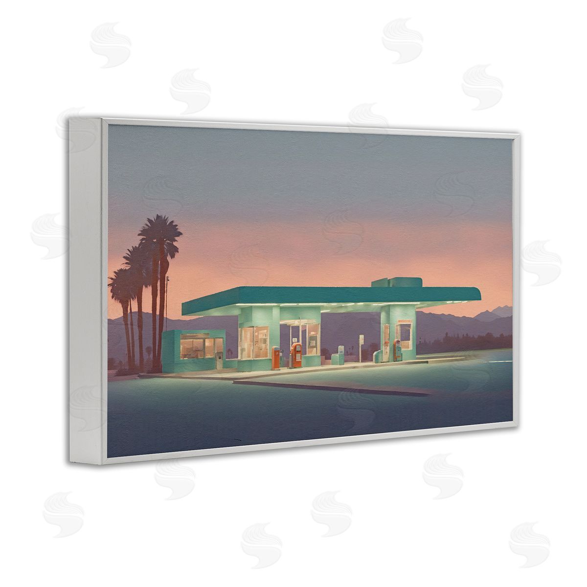 Noah Bay | Deserted Gas Station at Sunset