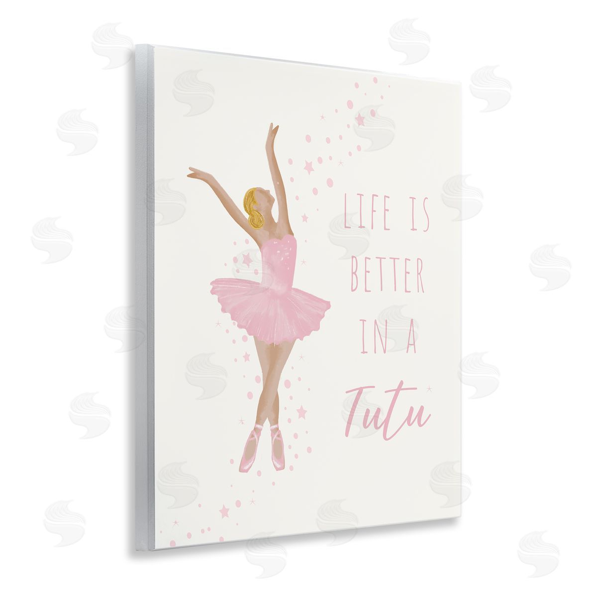 Life Is Better In Tutu Wood Plaque Wall Art, Home Decor by Chen Alyesh