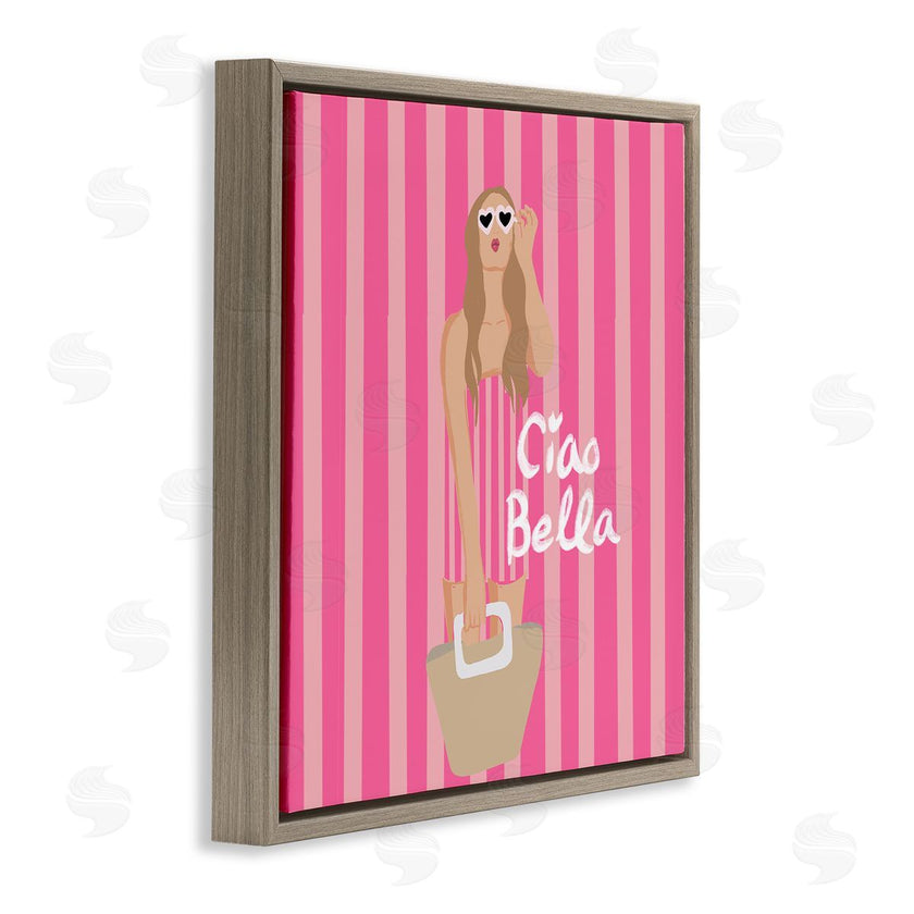 Chen Alyesh | Pink Striped Glam Girl