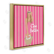 Chen Alyesh | Pink Striped Glam Girl