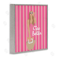 Chen Alyesh | Pink Striped Glam Girl
