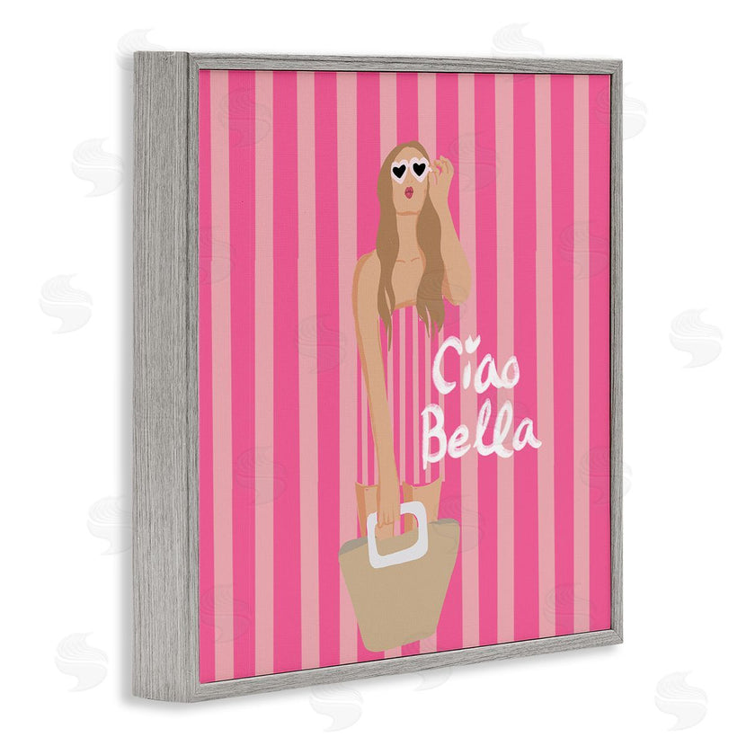 Chen Alyesh | Pink Striped Glam Girl