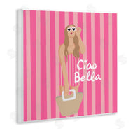Chen Alyesh | Pink Striped Glam Girl