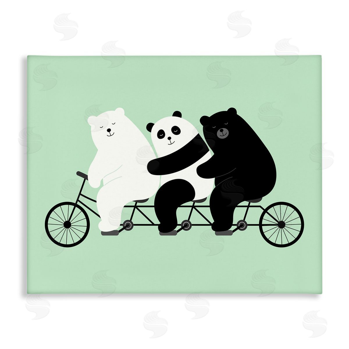 Andy Westface | Bear Trio on Bicycle