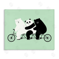Andy Westface | Bear Trio on Bicycle