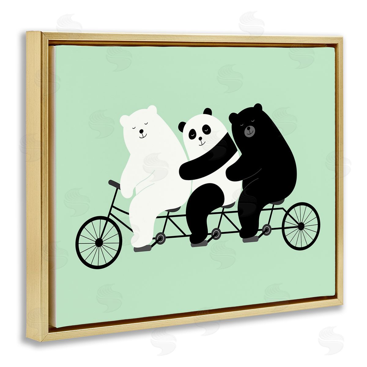 Andy Westface | Bear Trio on Bicycle