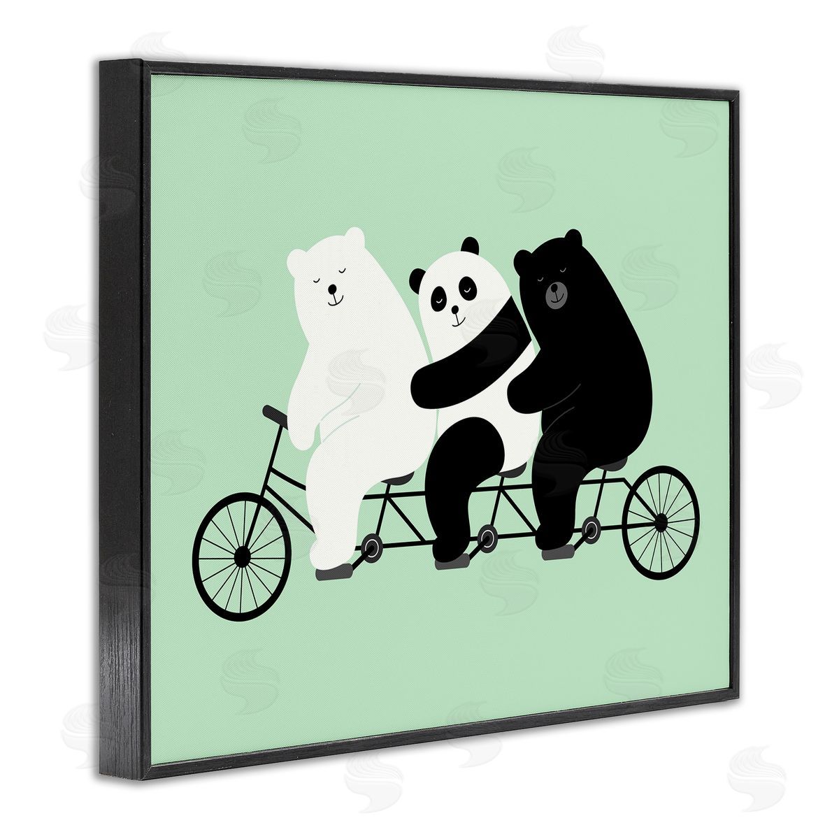 Andy Westface | Bear Trio on Bicycle