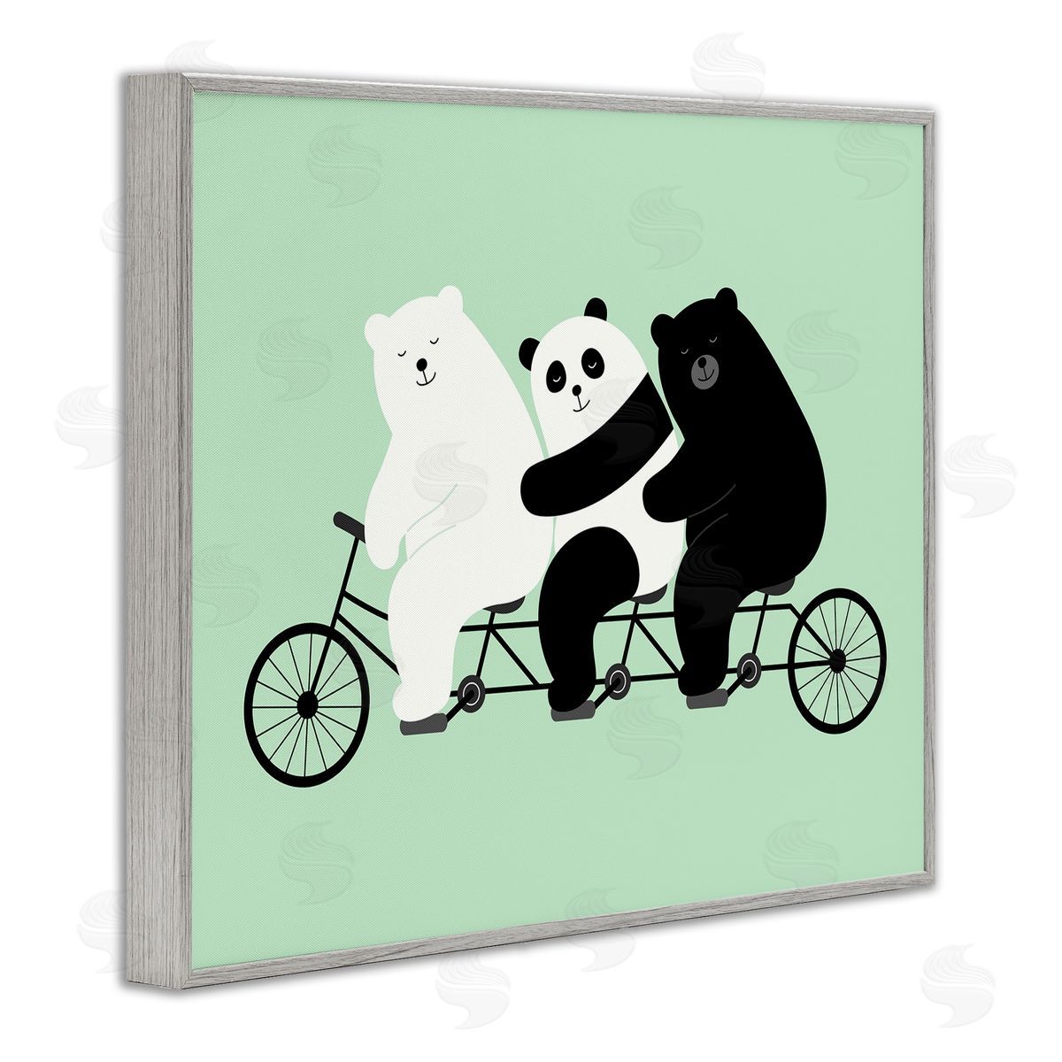 Andy Westface | Bear Trio on Bicycle