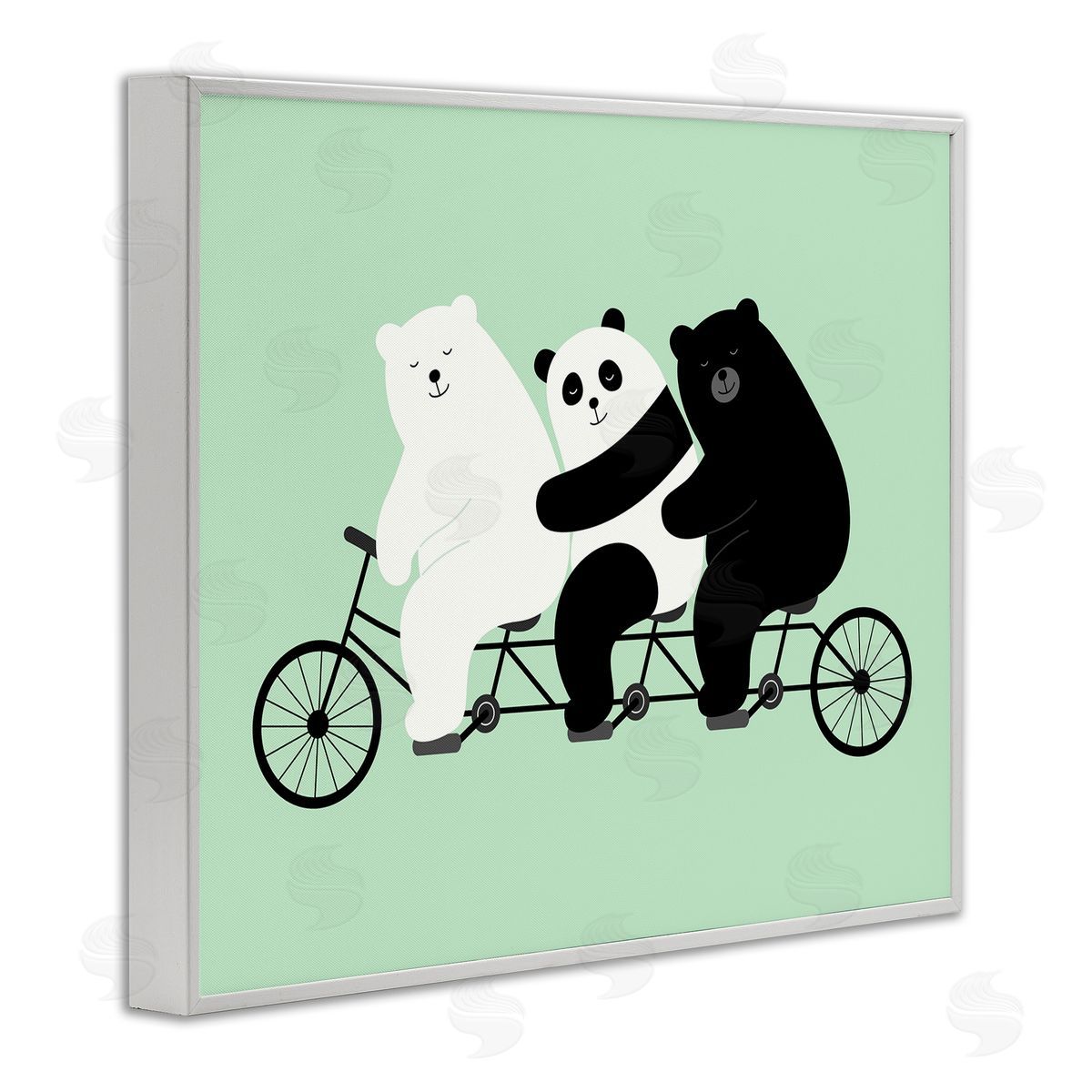 Andy Westface | Bear Trio on Bicycle