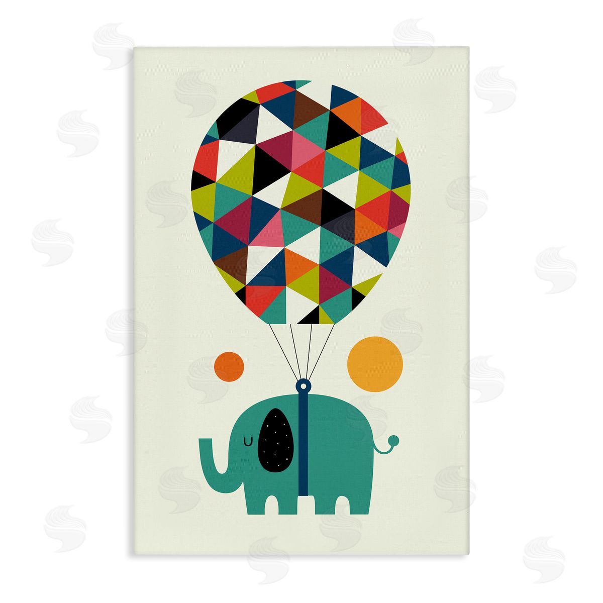 Andy Westface | Elephant with Geometric Balloon