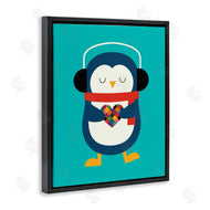 Andy Westface | Penguin with Geometric Heart