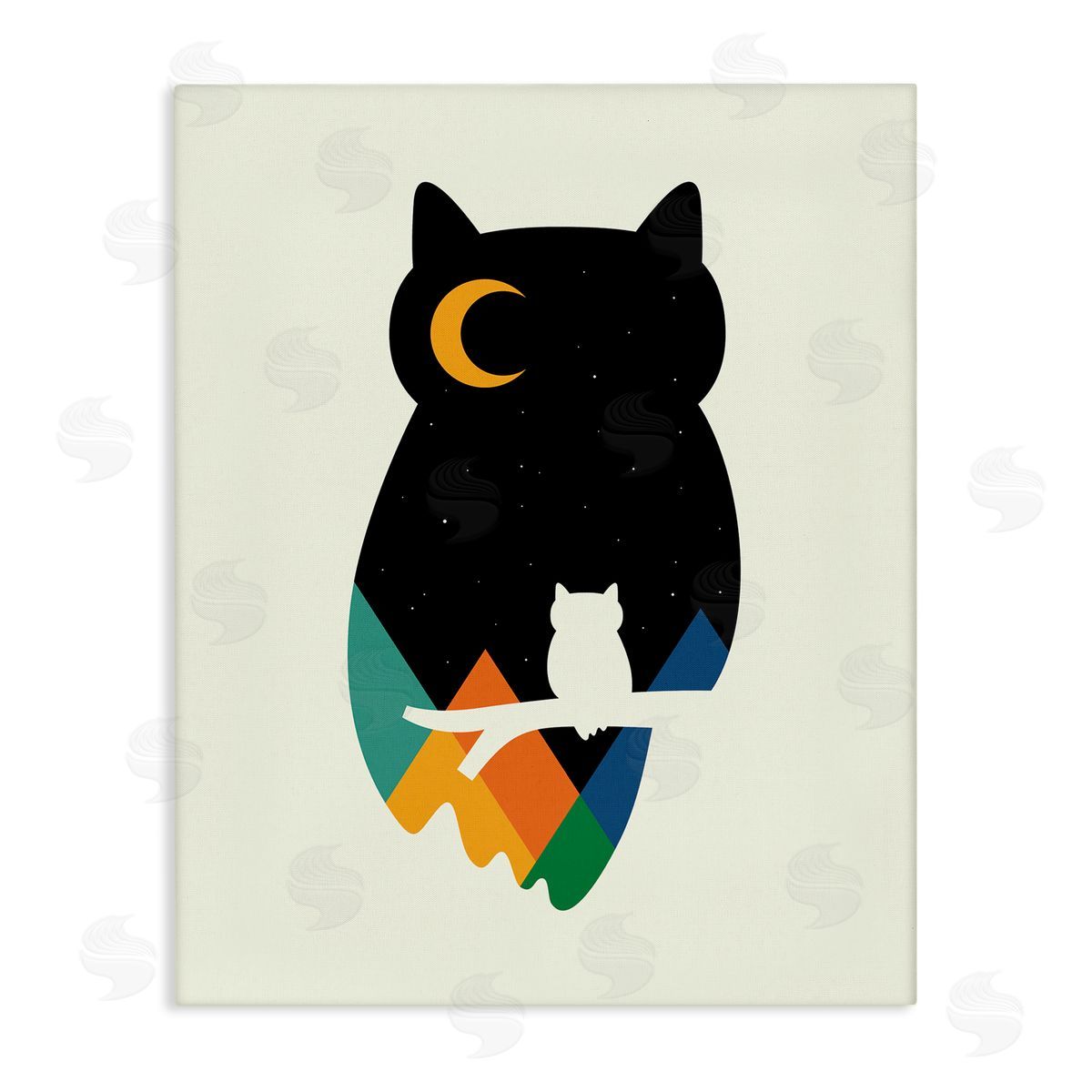 Andy Westface | Mountains in Owl Silhouette