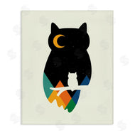 Andy Westface | Mountains in Owl Silhouette