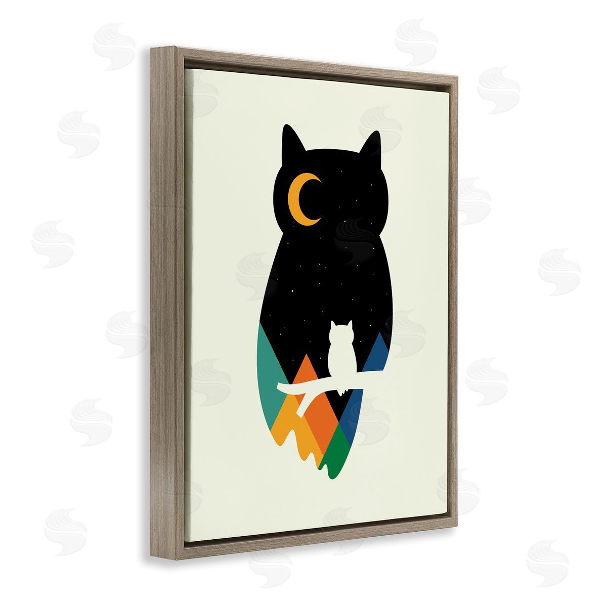 Andy Westface | Mountains in Owl Silhouette