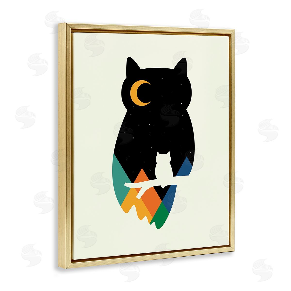 Andy Westface | Mountains in Owl Silhouette