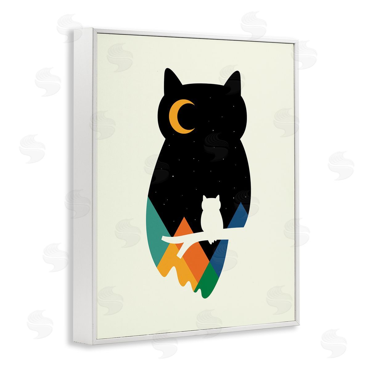 Andy Westface | Mountains in Owl Silhouette