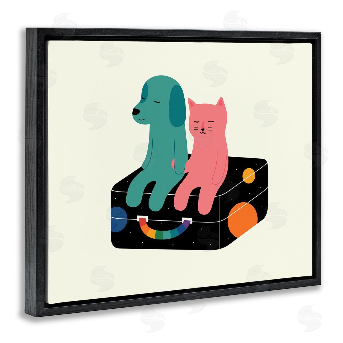 Andy Westface | Cat & Dog on Suitcase