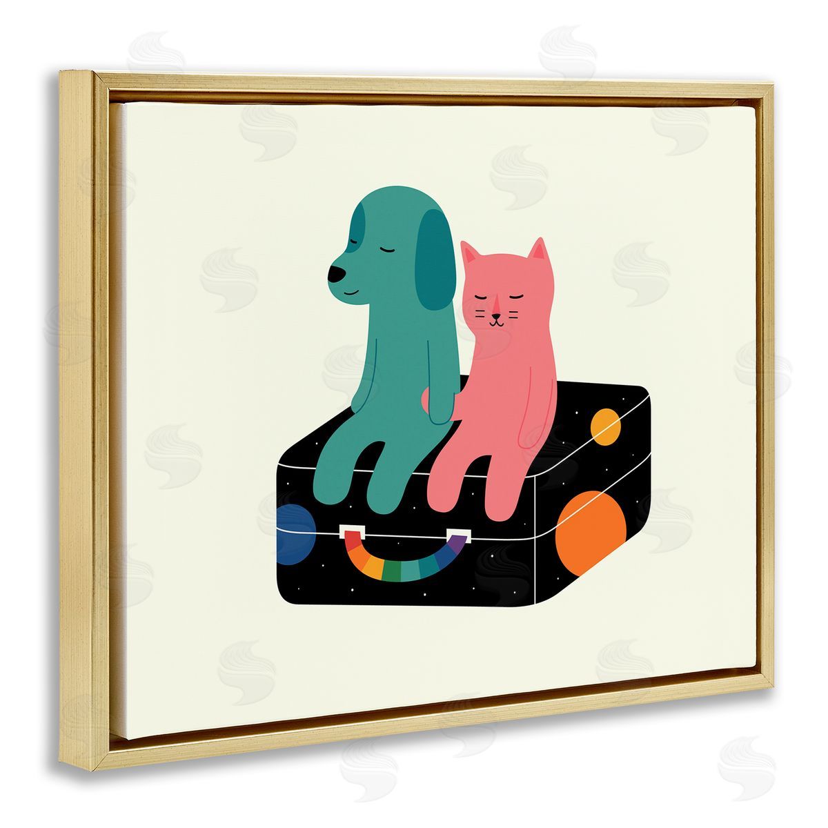 Andy Westface | Cat & Dog on Suitcase