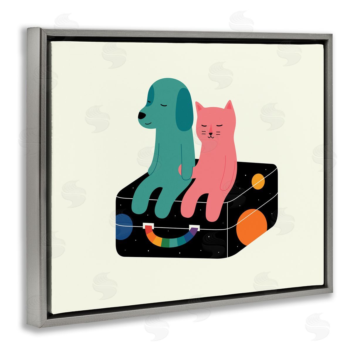 Andy Westface | Cat & Dog on Suitcase