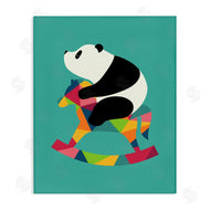 Andy Westface | Panda on Rocking Horse