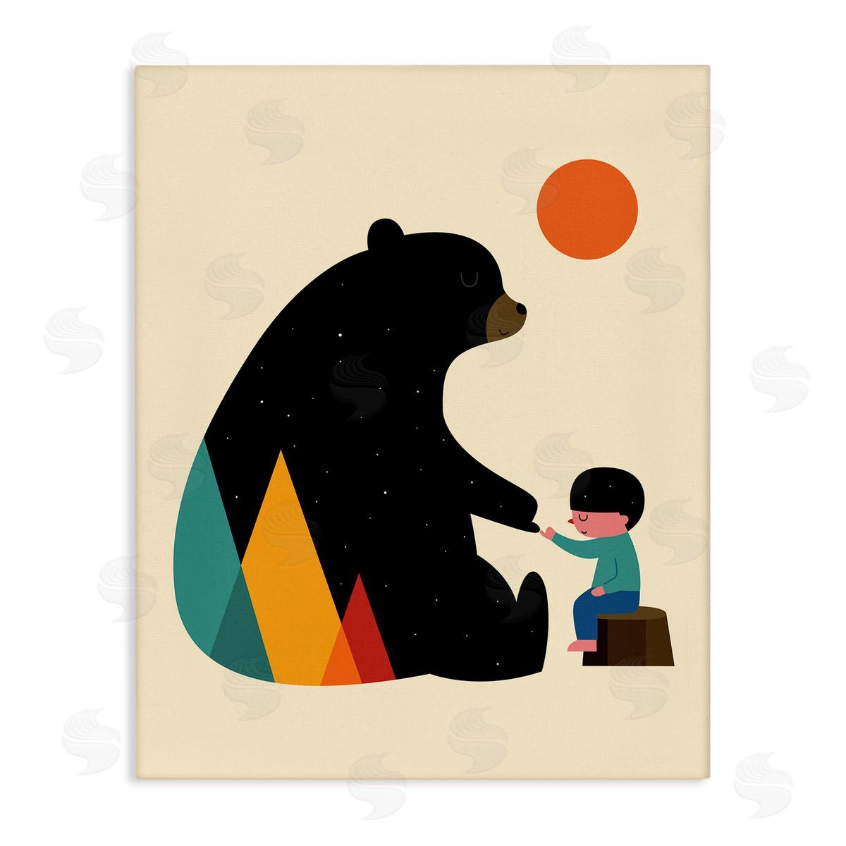 Andy Westface | Bear & Boy Pinky Promise