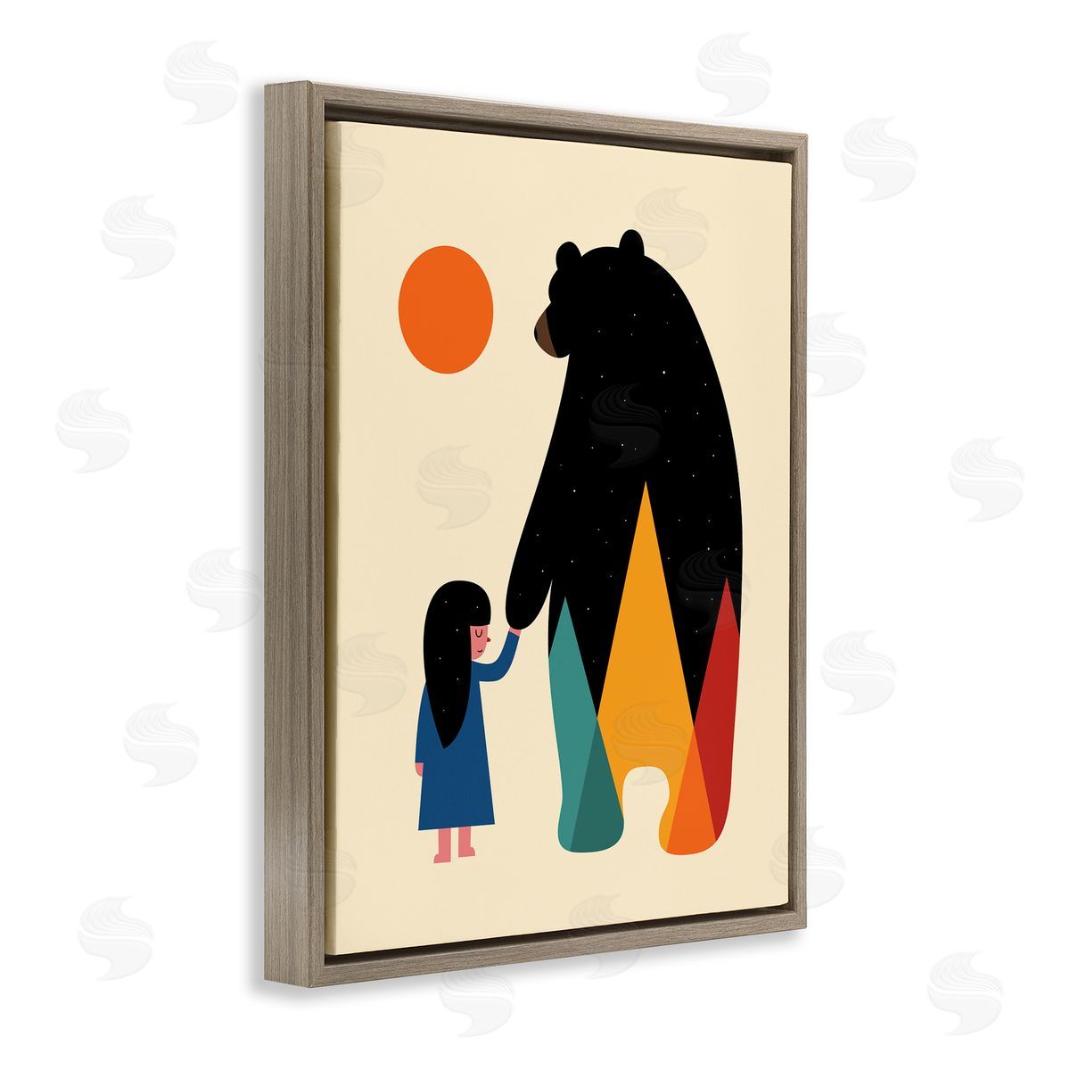 Andy Westface | Bear & Girl Silhouette