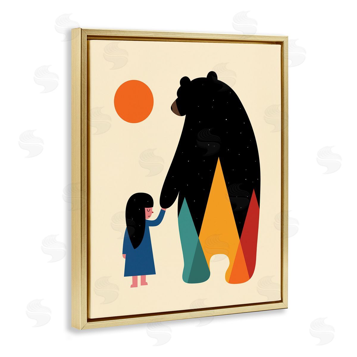 Andy Westface | Bear & Girl Silhouette