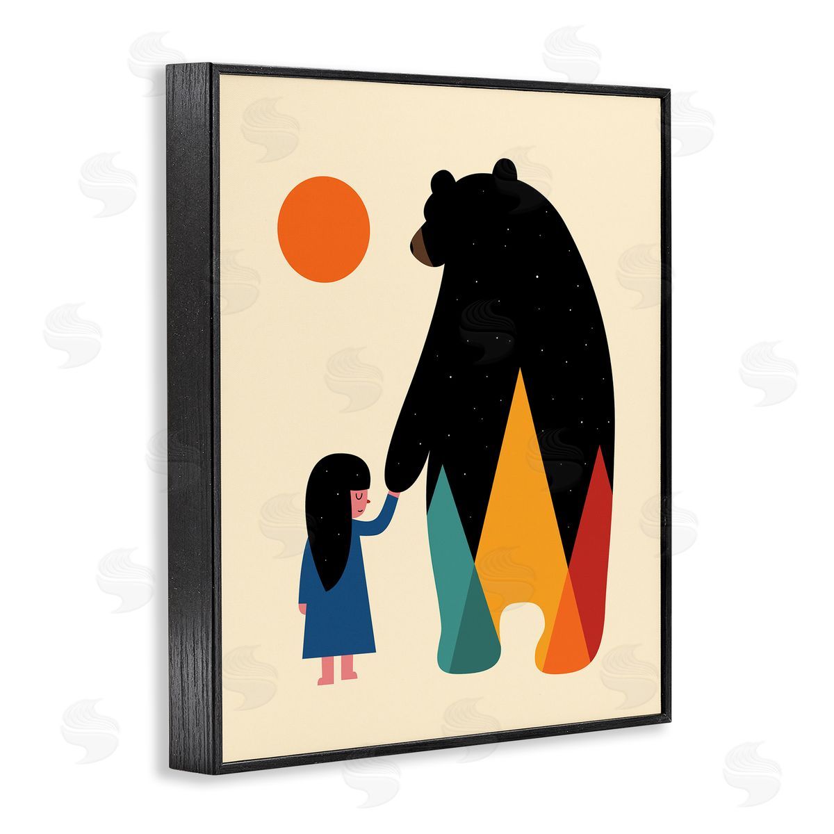 Andy Westface | Bear & Girl Silhouette
