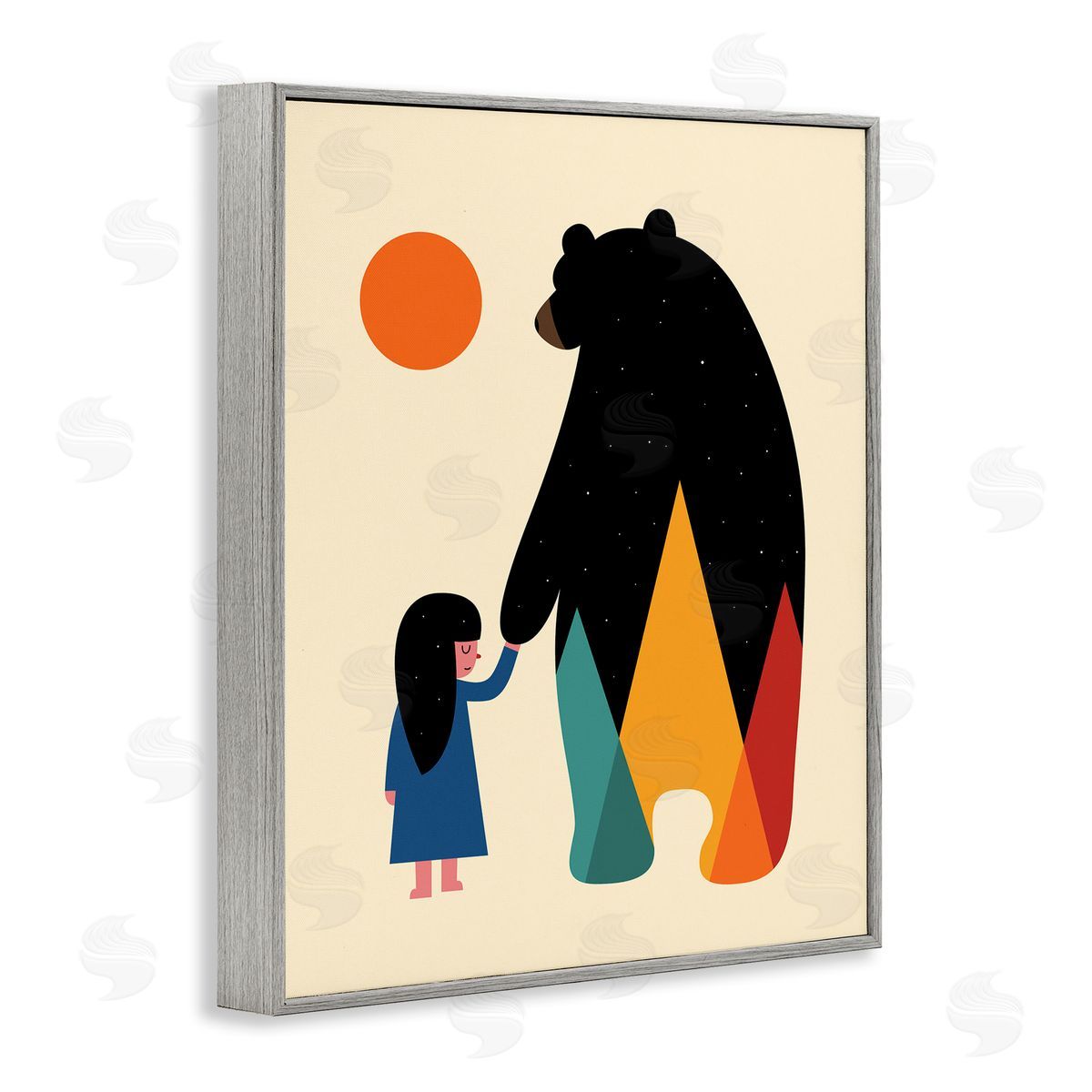 Andy Westface | Bear & Girl Silhouette