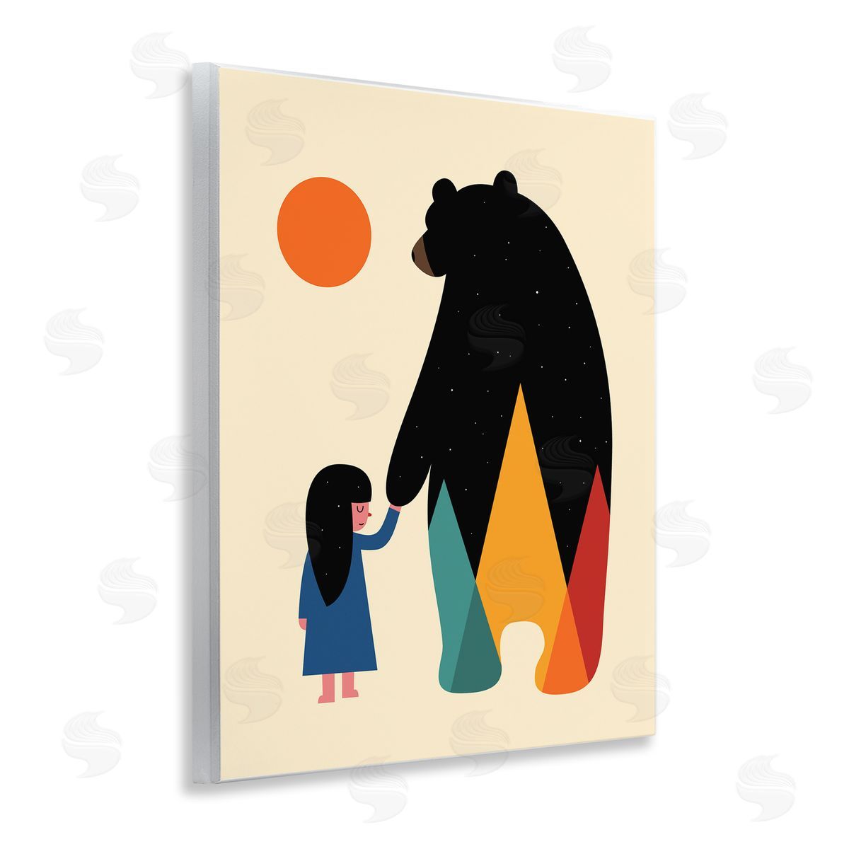 Andy Westface | Bear & Girl Silhouette