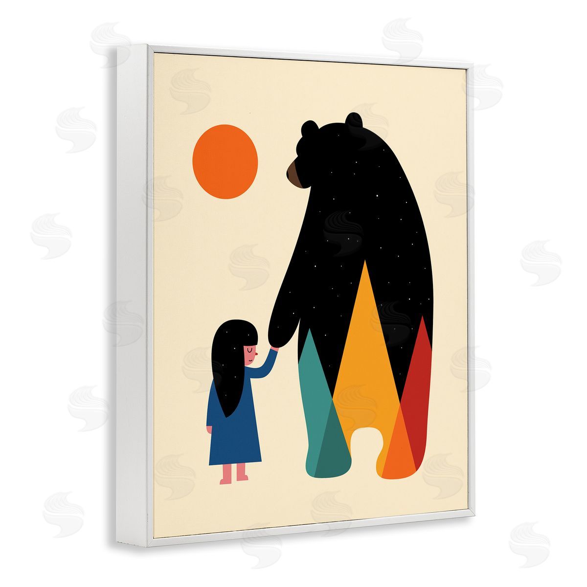 Andy Westface | Bear & Girl Silhouette